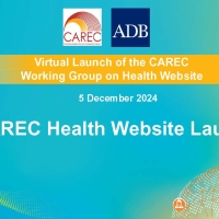 CAREC Working Group for Health Website Virtual Launch