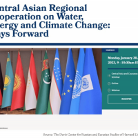 Water Infrastructure in Central Asia: Promoting Sustainable Financing and Private Capital Participation (Launch of CAREC Institute Water Report)