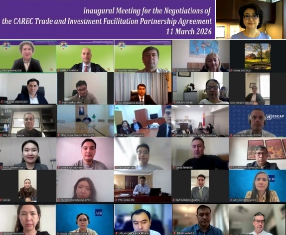 Inaugural Meeting for the Negotiations of the CAREC Trade and Investment Facilitation Partnership Agreement